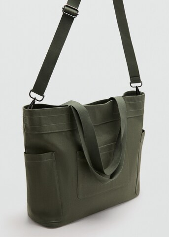 MANGO MAN Shopper in Green