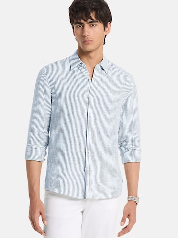Michael Kors Regularny krój Koszula 'MICHAEL KORS CAMICIA CAMICIA' w kolorze niebieski: przód