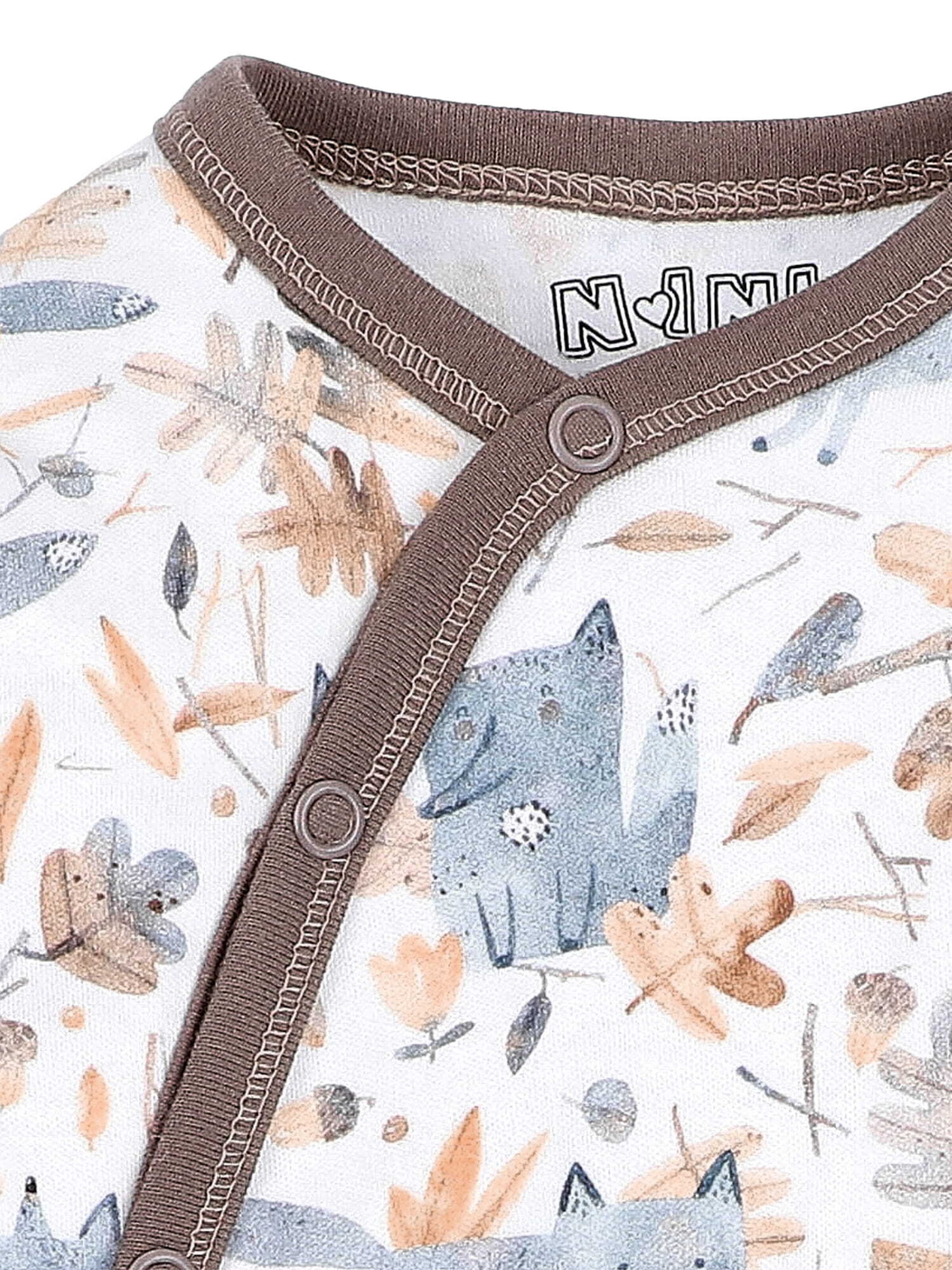 NINI Rompertje/body 'Fuchs' in Wit