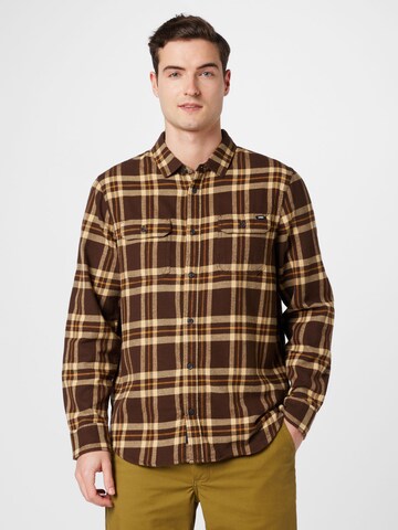 VANS Regular fit Button Up Shirt 'WESTMINSTER' in Brown: front