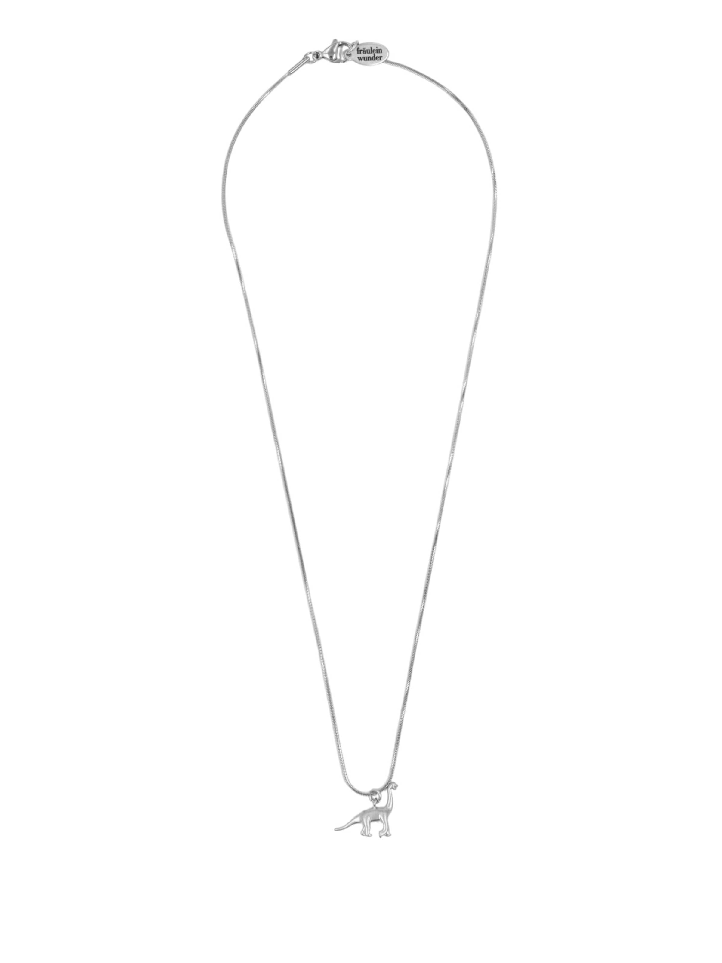 Fräulein Wunder Řetízek 'Brachiosaurus' – stříbrná: přední strana