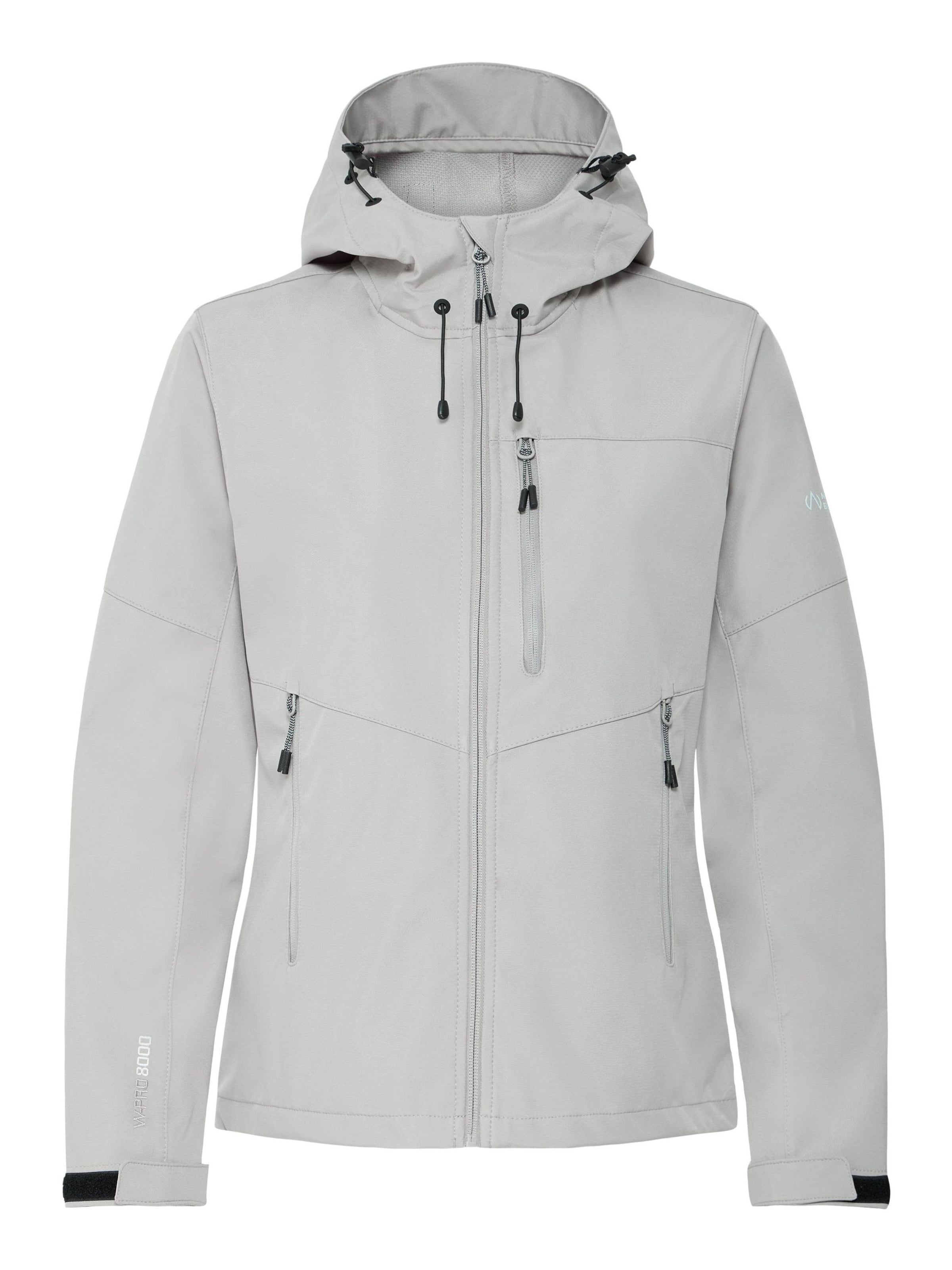 Veste outdoor ' NBRosa W mit wasserdichter Beschichtung ' North Bend en gris : devant