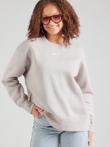 Nike Sportswear Sweatshirt 'PHNX FLC' in Grijs: voorkant