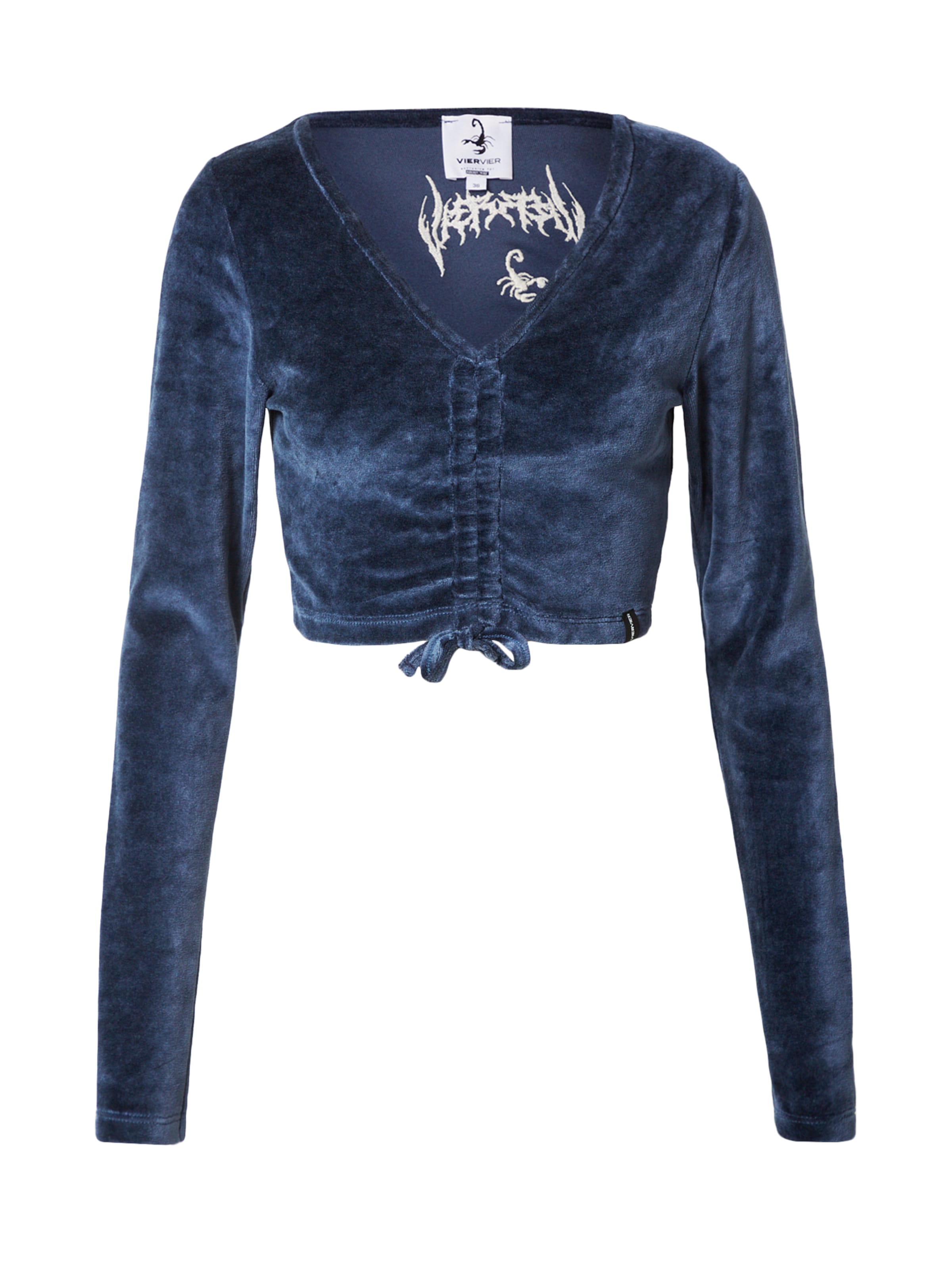 VIERVIER Koszulka 'Joana' w kolorze niebieski: przód