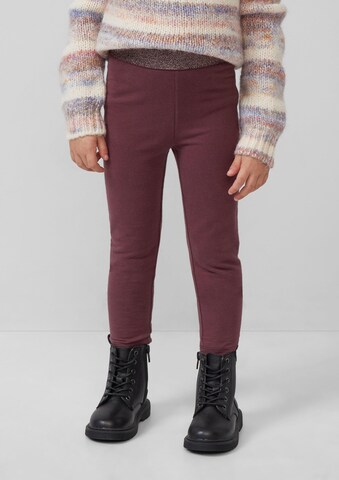 Skinny Leggings s.Oliver en rouge : devant
