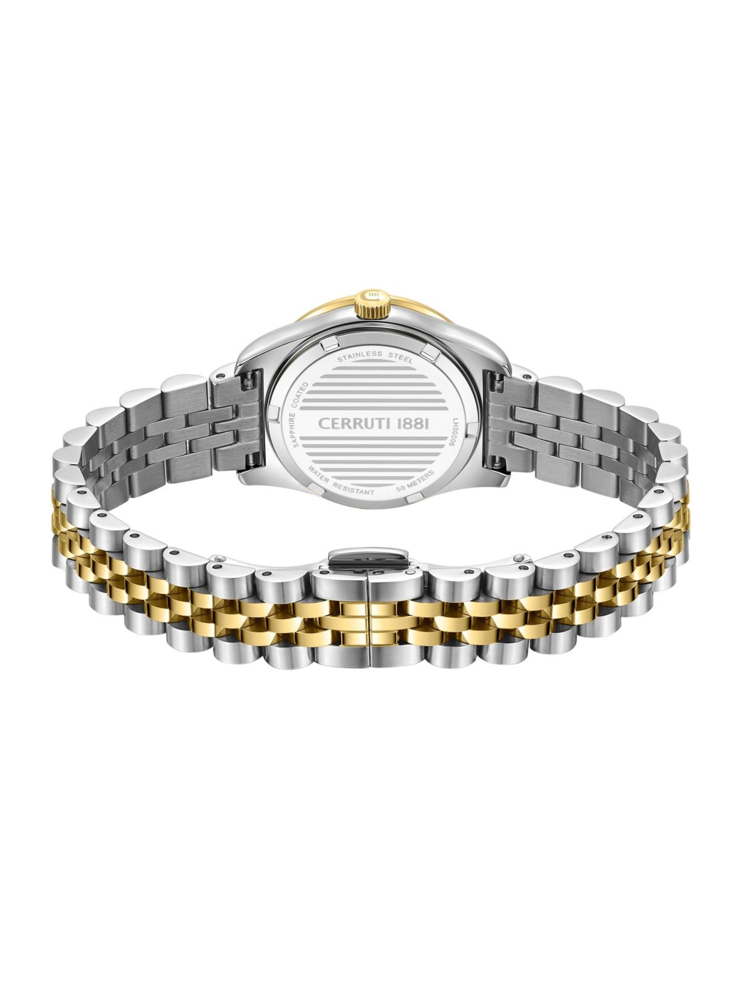CERRUTI 1881 Analog watch 'Date watch Cerruti Watch Baccio' in Silver