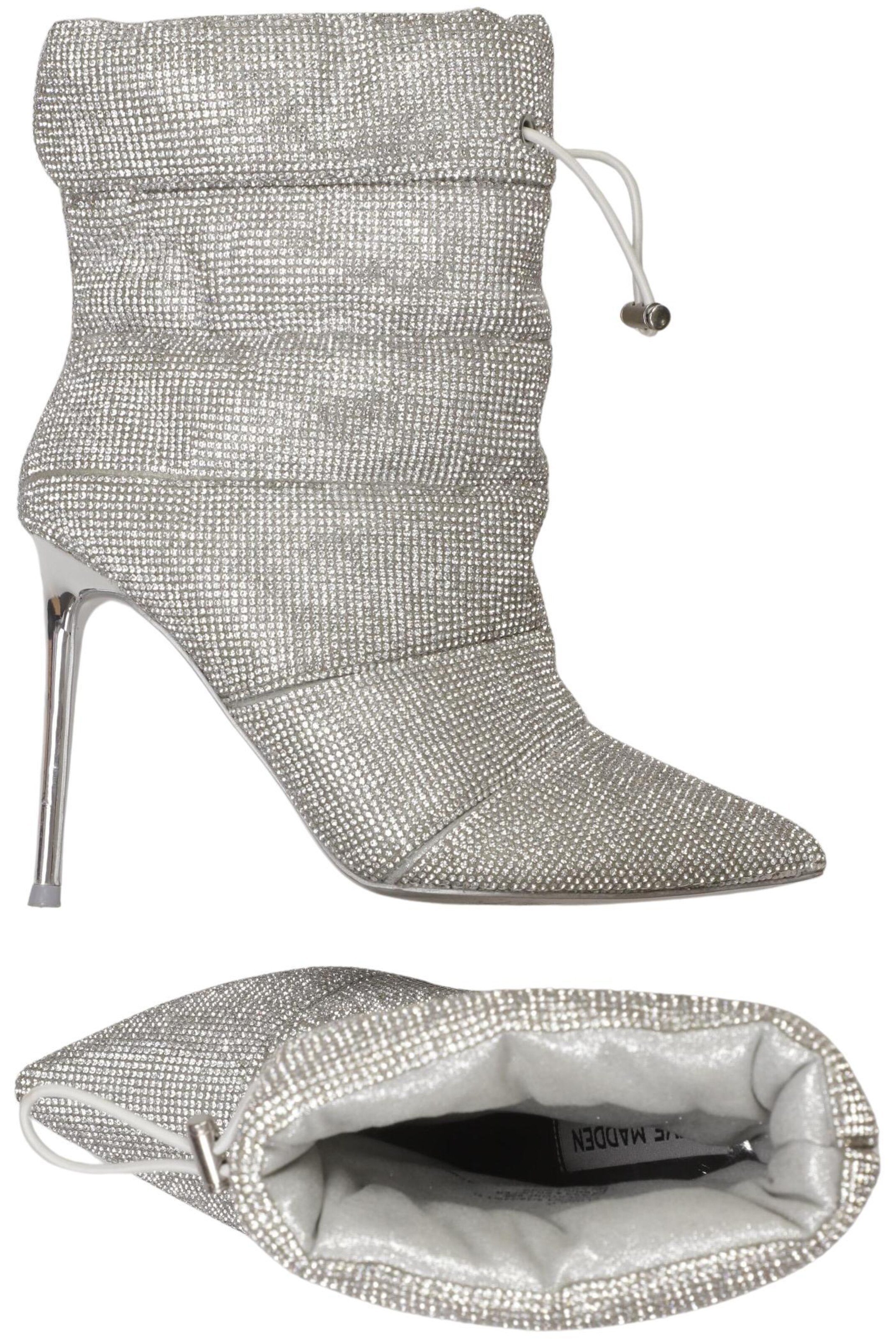 STEVE MADDEN Dress Boots in 38 in Silver: front