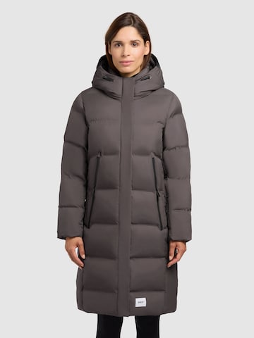 khujo Vinterfrakke 'Hayana' i grå: forside