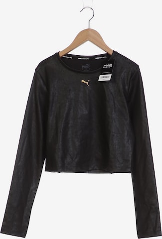 PUMA Langarmshirt S in Schwarz: predná strana