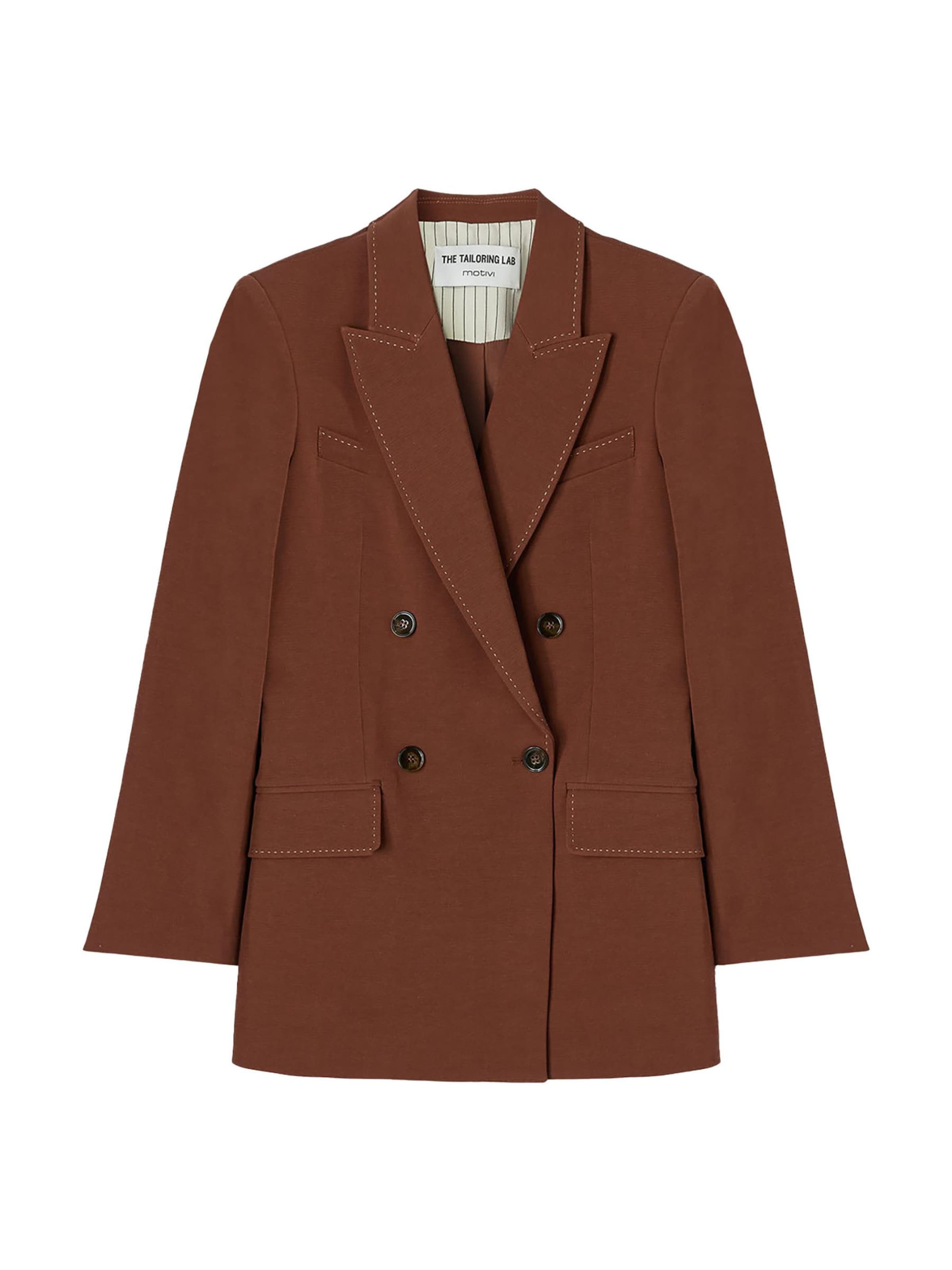 Blazer MOTIVI en marron : devant