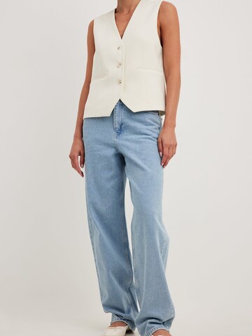 NA-KD Wide leg Jeans in Blue: front
