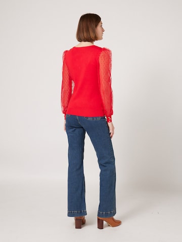 NAF NAF Sweater 'Kacy' in Red