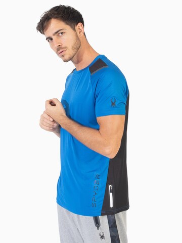 Maglia funzionale di Spyder in blu