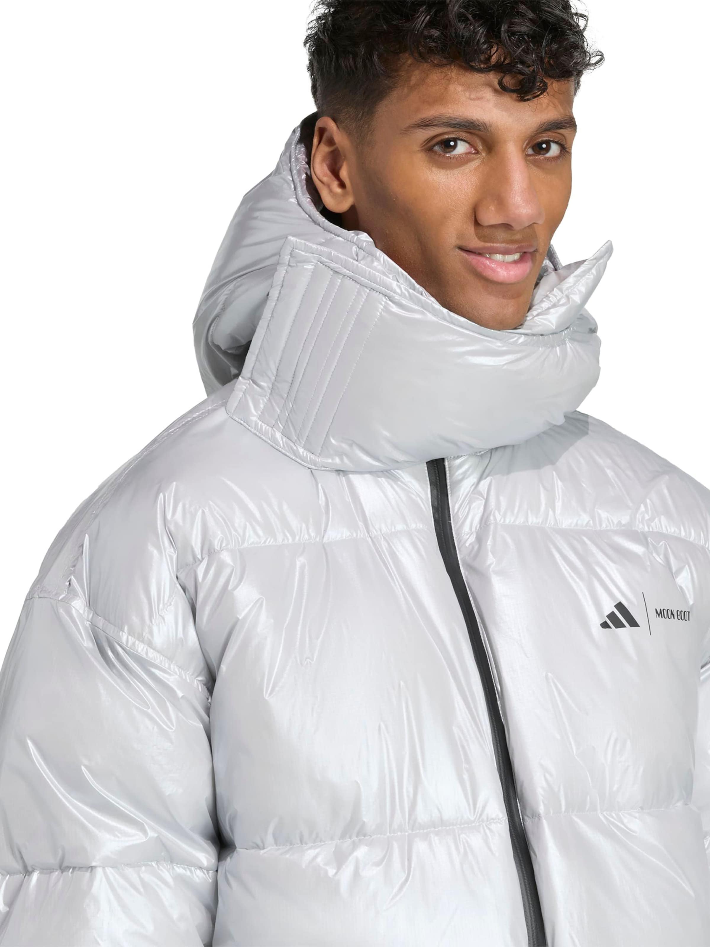 ADIDAS SPORTSWEAR Sportsjakke 'Adidas x Moon Boot' i sølv