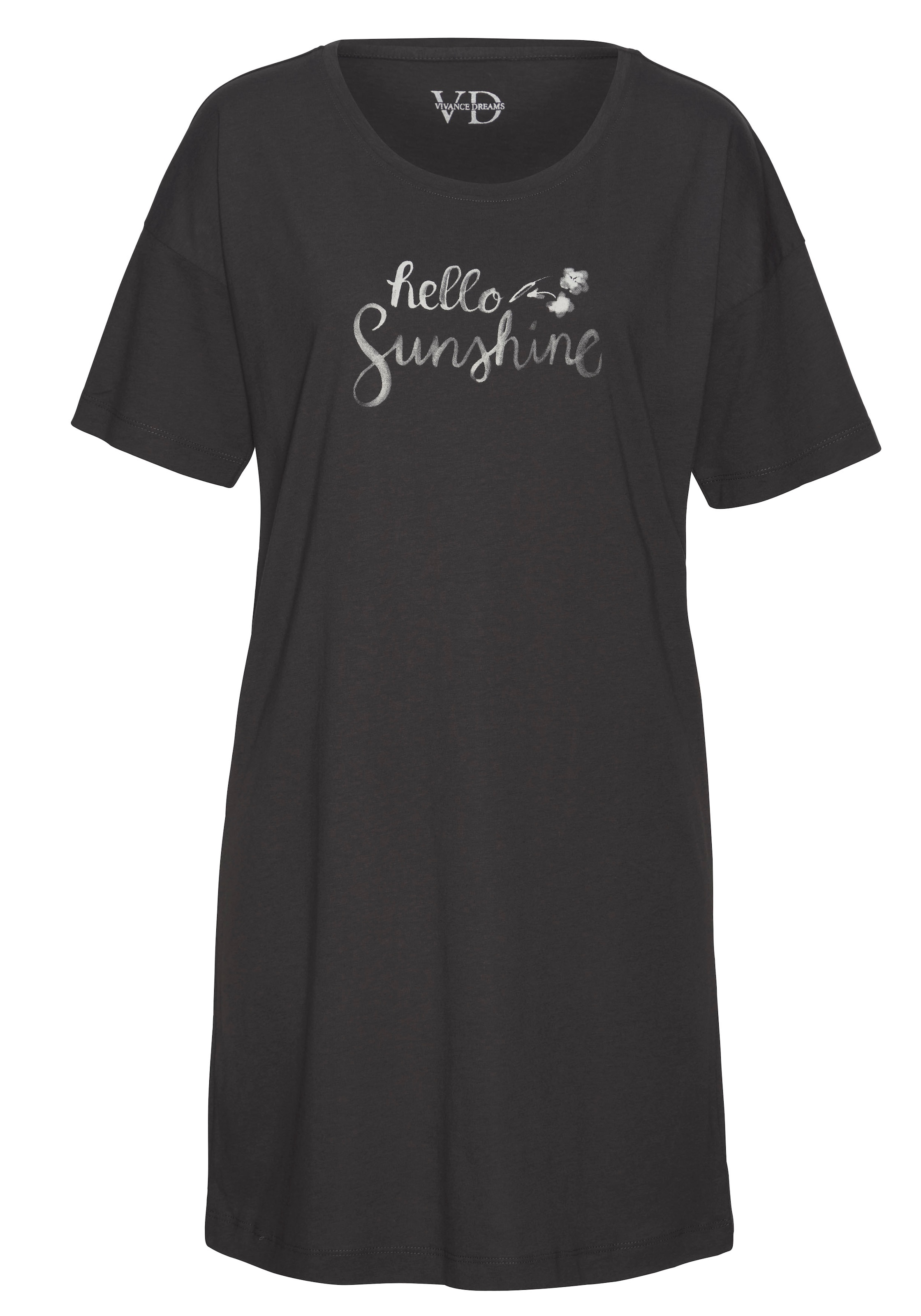 VIVANCE Nightgown 'Dreams' in Black: front