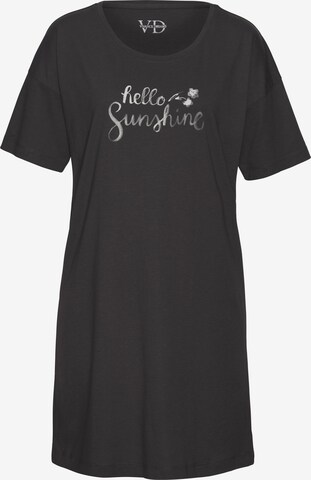 VIVANCE Nightgown 'Dreams' in Black: front