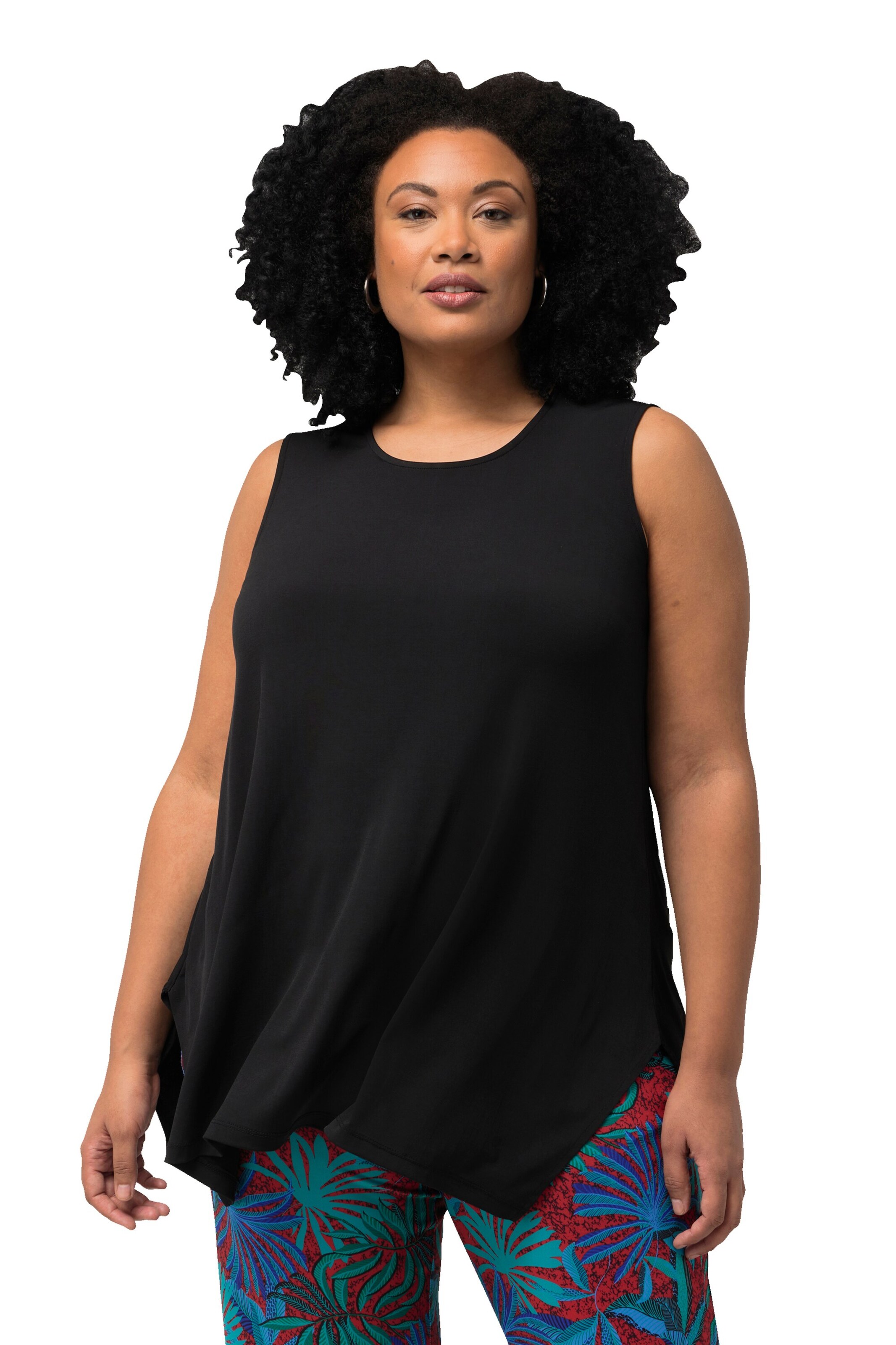 Ulla Popken Shirt in Black: front