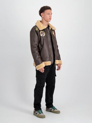 ALPHA INDUSTRIES Winterjas 'B3 FL' in Bruin