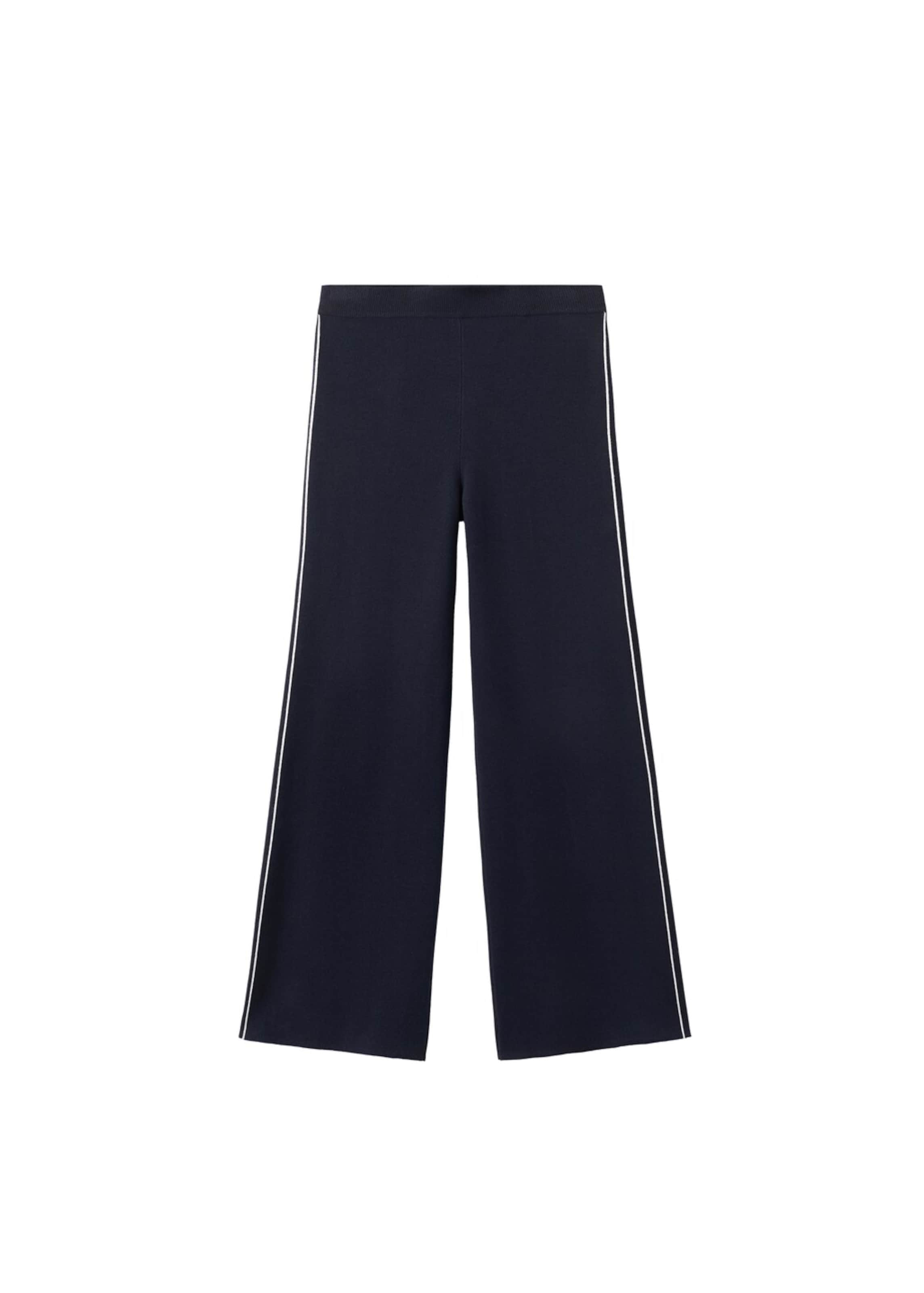 MANGO Wide Leg Hose 'Cosmus' in Blau: Vorderseite