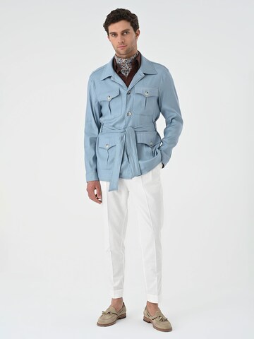 Antioch Between-seasons coat in Blue