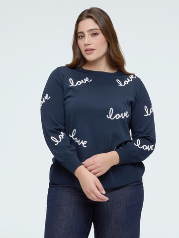Pull-over Fiorella Rubino en bleu