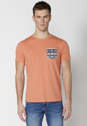 KOROSHI T-Shirt in Orange: Vorderseite