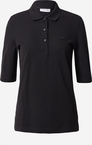 LACOSTE - Camisa em preto: frente