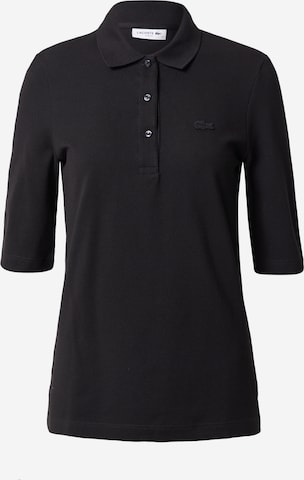 melns LACOSTE T-Krekls: no priekšpuses