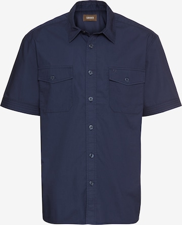 Man's World Hemd in Blau: Vorderseite