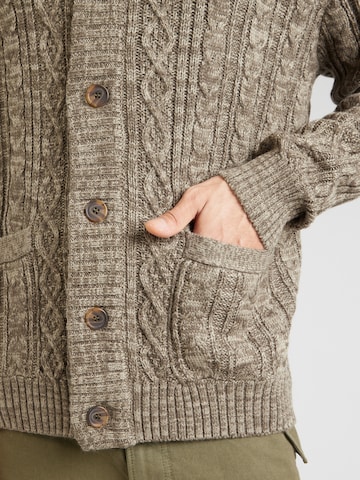 INDICODE JEANS Gebreid vest 'Ilterly' in Groen