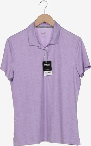 PUMA Poloshirt L in Lila: predná strana