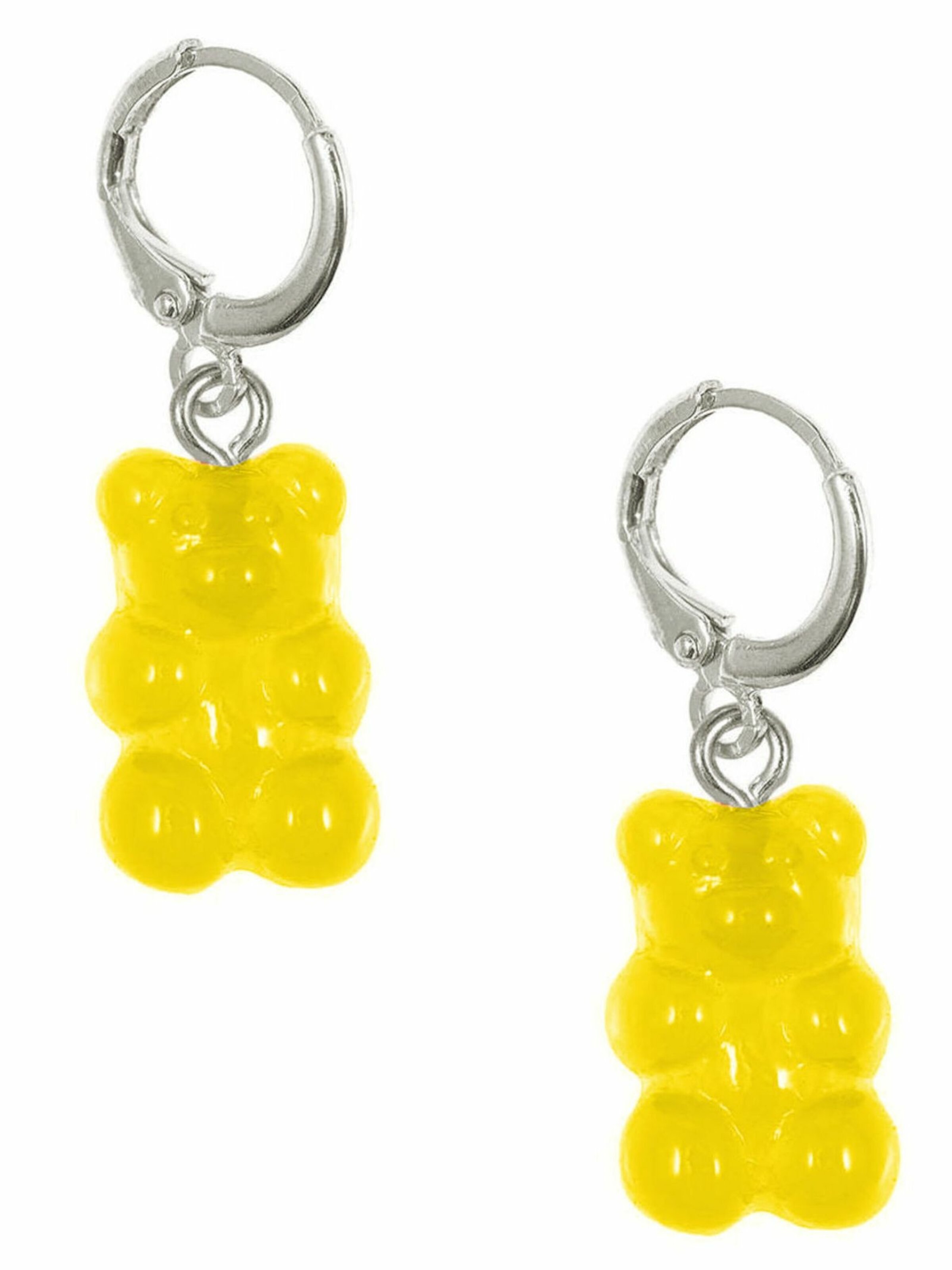 Gemshine Earrings 'Gummibär' in Yellow