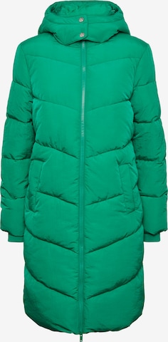 Cappotto invernale 'Jamilla' di PIECES in verde: frontale