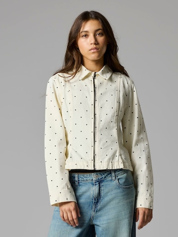 Veste mi-saison LMTD en blanc : devant