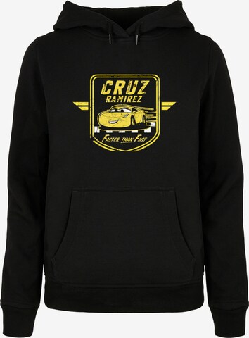 ABSOLUTE CULT Sweatshirt 'Cars - Cruz Ramirez' in Schwarz: predná strana