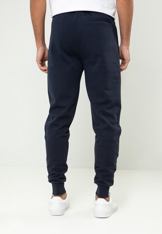 Threadbare Tapered Sweathose 'Trifoliate' in Blau