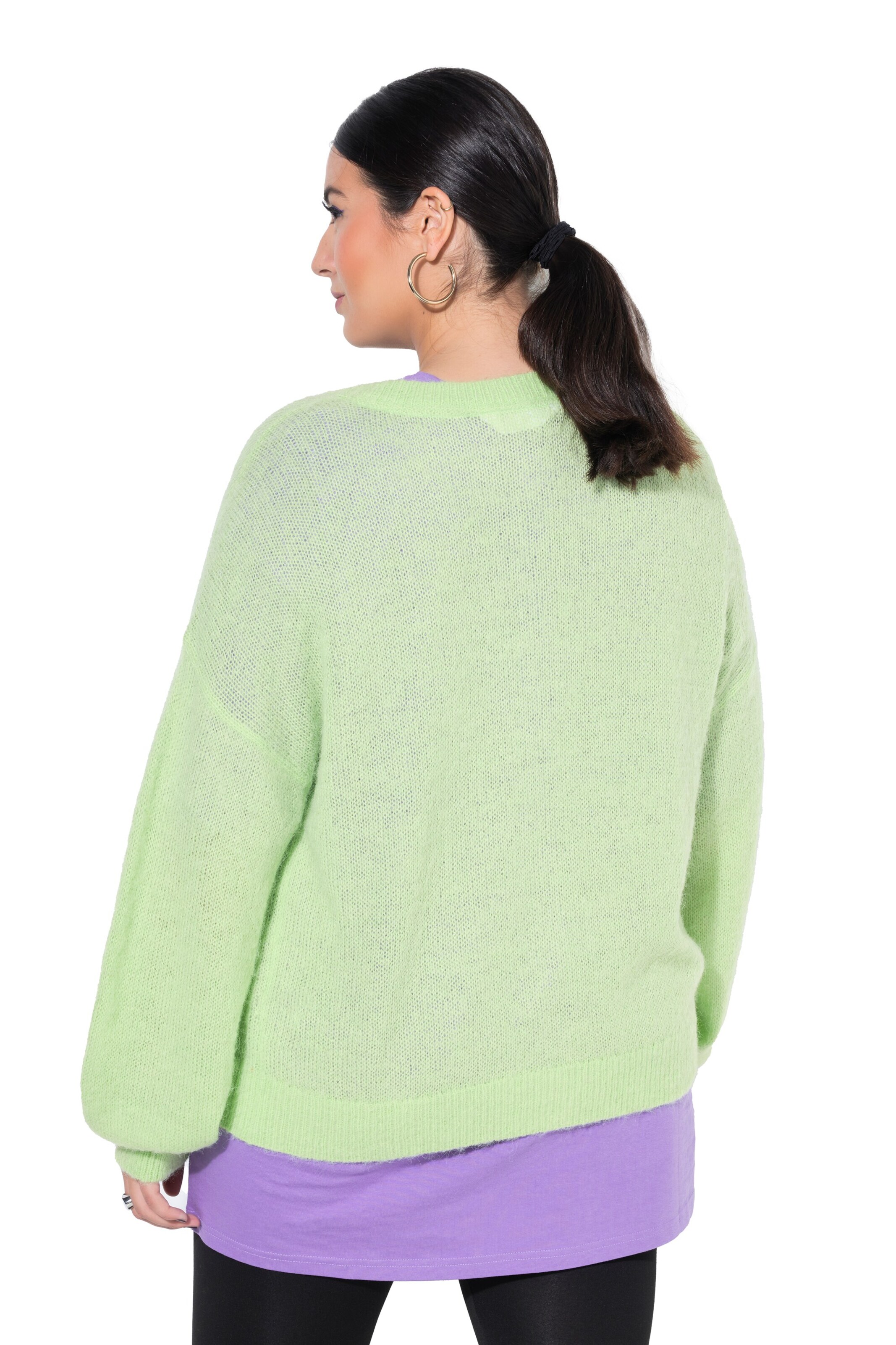 Studio Untold Knit cardigan in Green