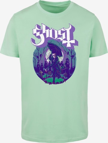 T-Shirt 'Ghost - Pastel Ashes' Merchcode en vert : devant