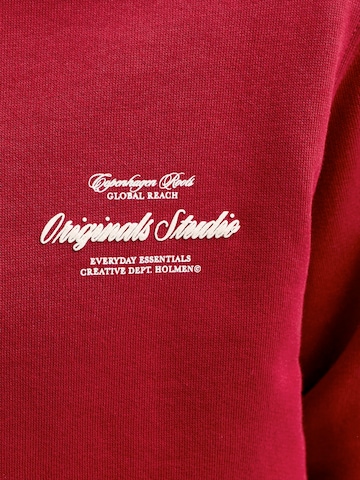 Jack & Jones Junior Sweatshirt 'JORNORREBRO' in Red