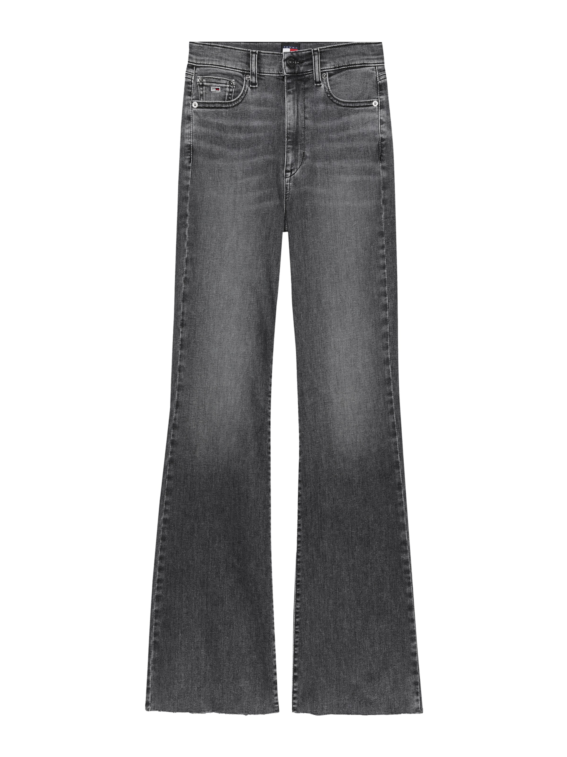 Tommy Jeans Flared Jeans 'Sylvia' in Grey: front