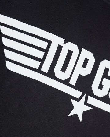 TOP GUN Sweatshirt in Zwart