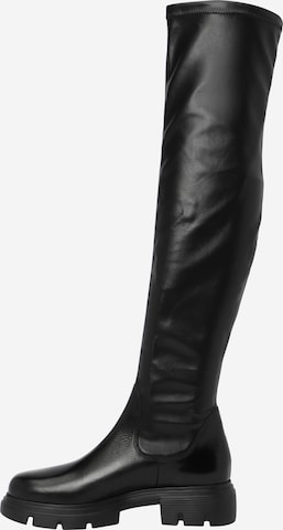 Paul Green Μπότες overknee σε μαύρο