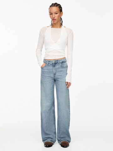 Pull&BearWide Leg/ Široke nogavice Traperice - plava boja