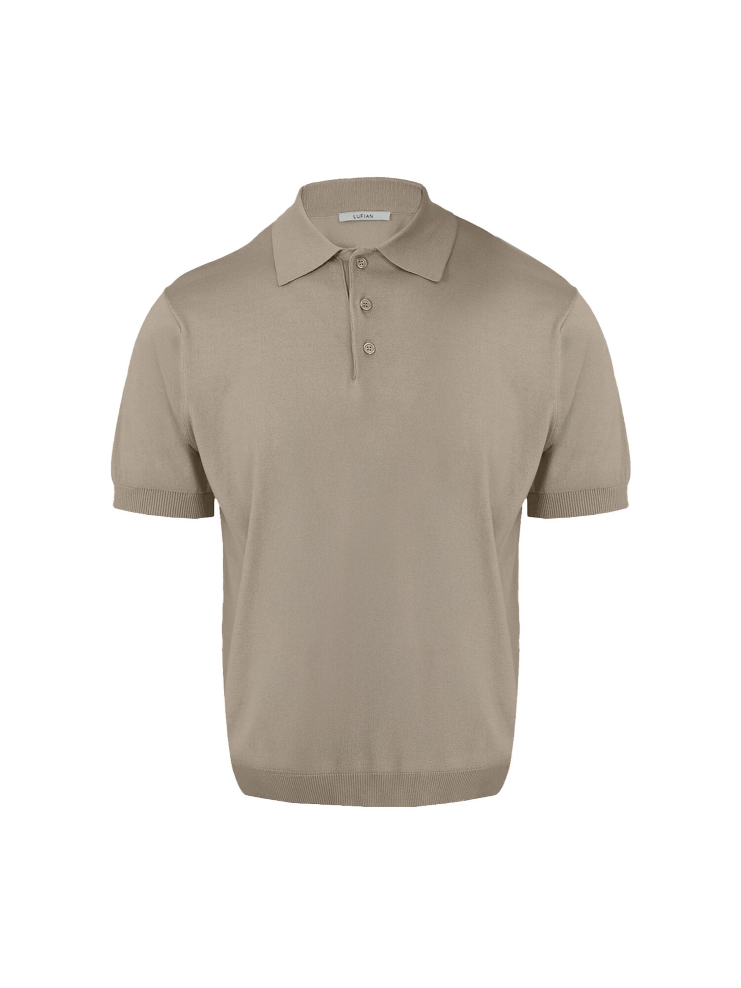 Sweat-shirt Lufian en beige : devant