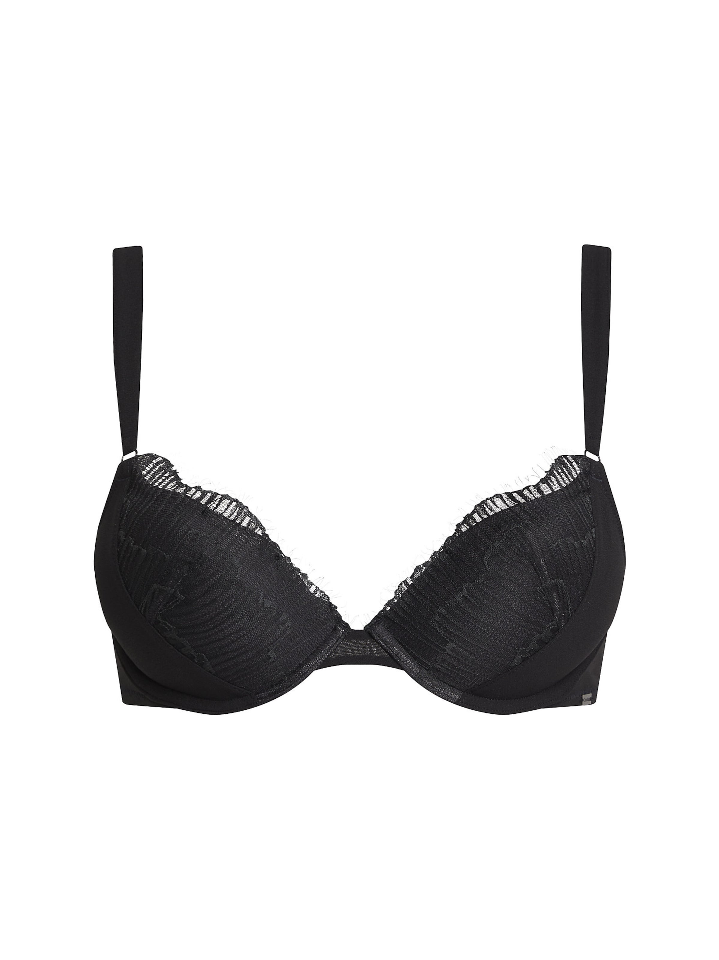 Calvin Klein Underwear Melltartó - fekete: elől