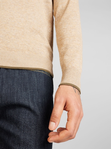 JACK & JONES Sweter 'BRANDY' w kolorze beżowy