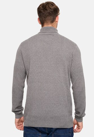INDICODE JEANS Sweater 'Saini' in Grey