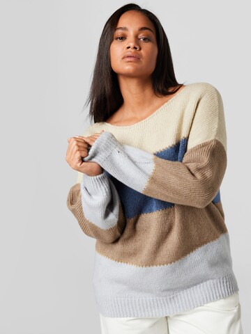 Pull-over 'Annika' Guido Maria Kretschmer Curvy en beige