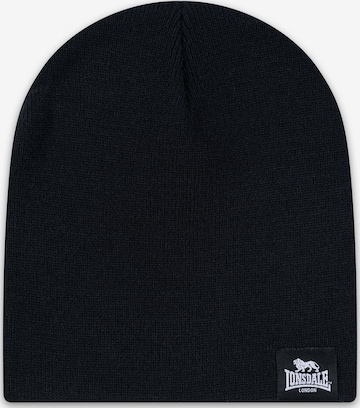 LONSDALE Mütze 'Knitsley' in Schwarz: Vorderseite