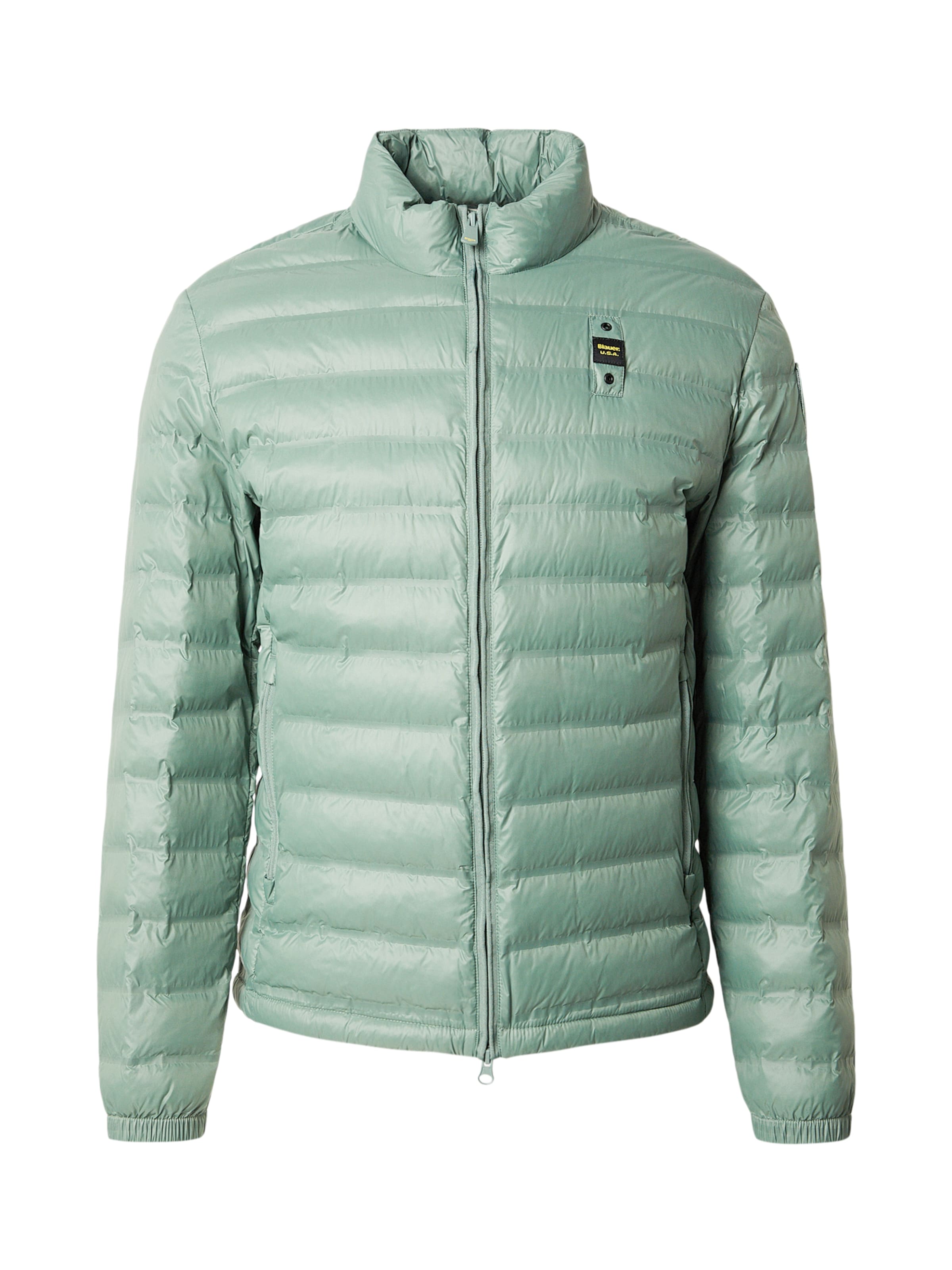 Blauer.USA Φθινοπωρινό και ανοιξιάτικο μπουφάν 'SEWALL' σε πράσινο: μπροστά